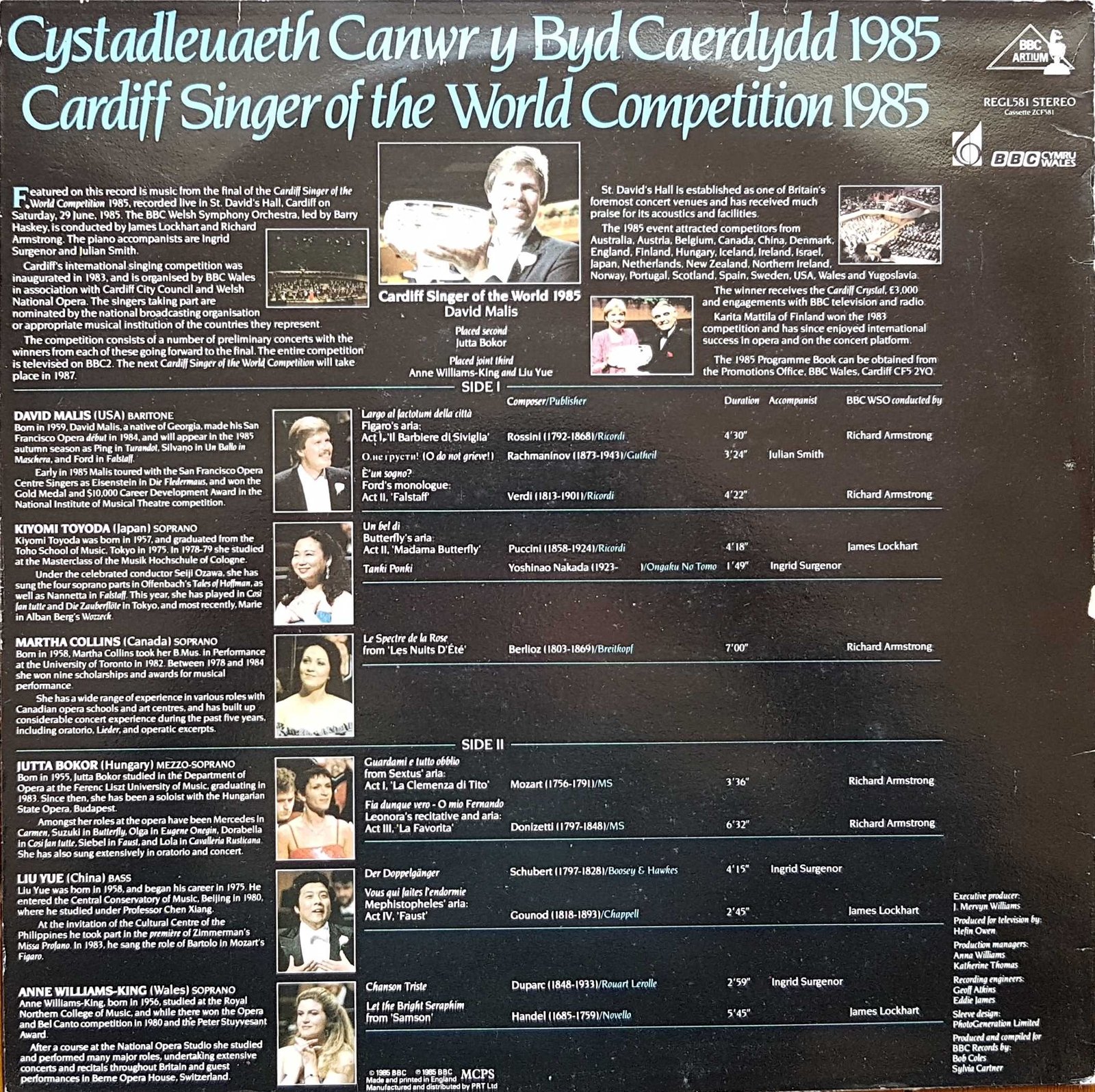 Back cover of REGL 581